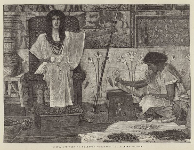 Josef, dozorce faraonových sýpek od Lawrence Alma Tadema