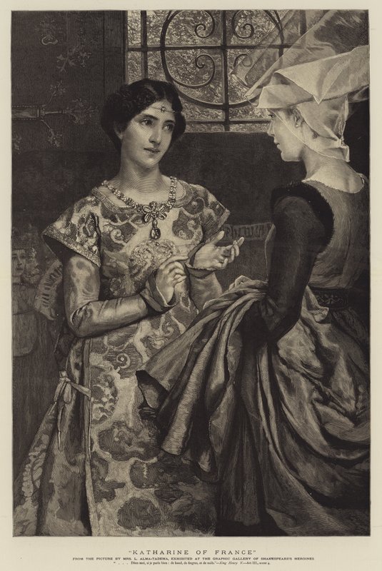 Kateřina Francouzská od Lawrence Alma Tadema