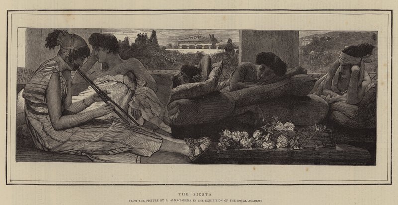 Siesta od Lawrence Alma Tadema