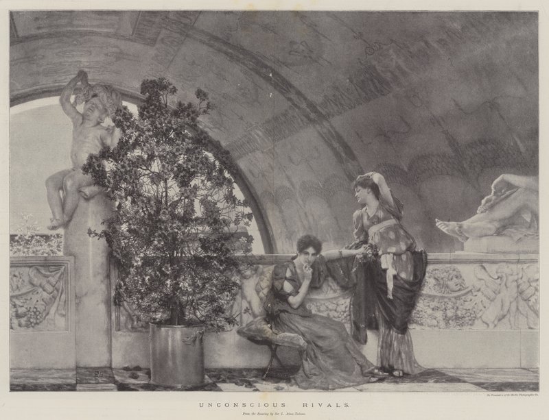 Nevědomí soupeři od Lawrence Alma Tadema