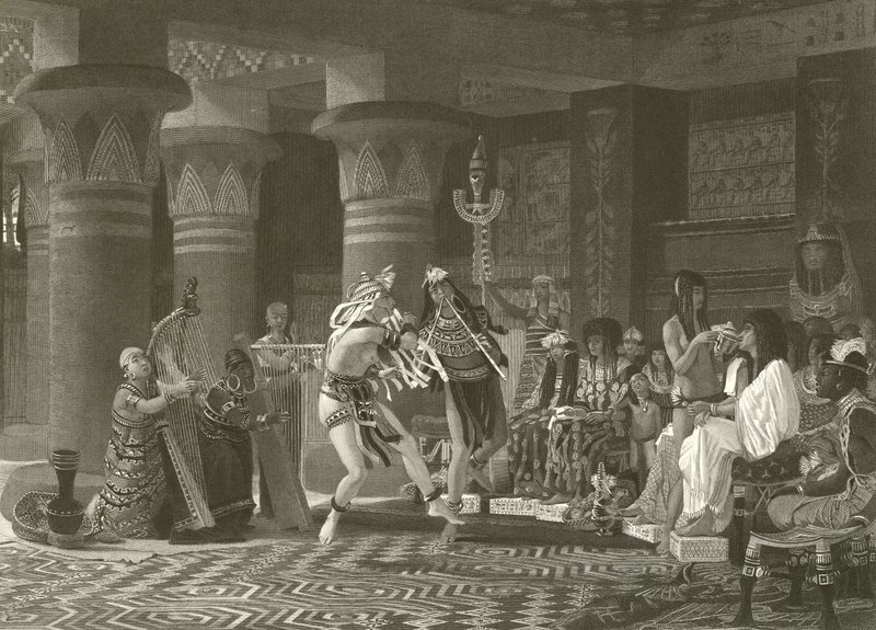 Zábava ve starověkém Egyptě od Lawrence Alma Tadema