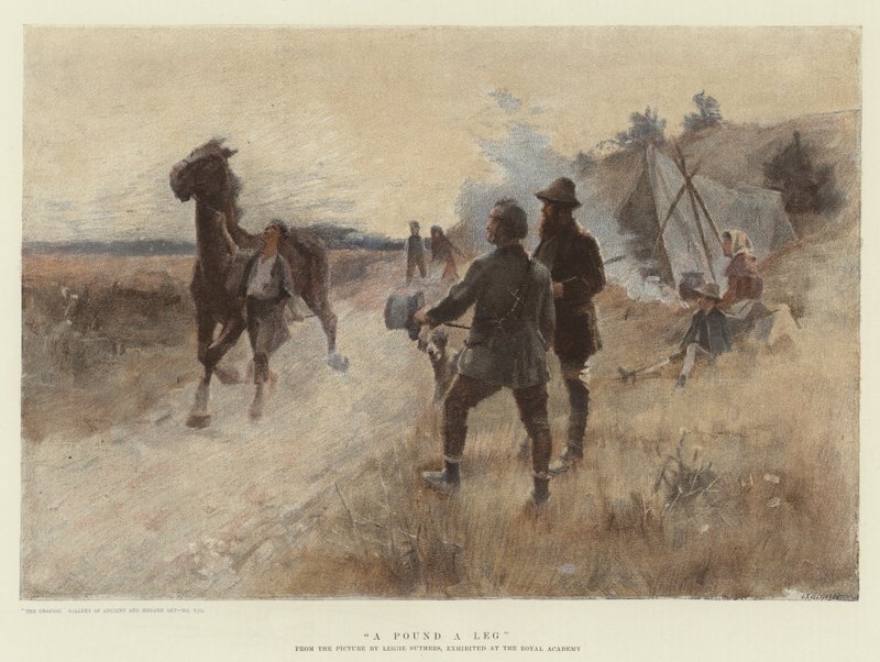 A Pound a Leg (chromolitho) od Leghe Suthers
