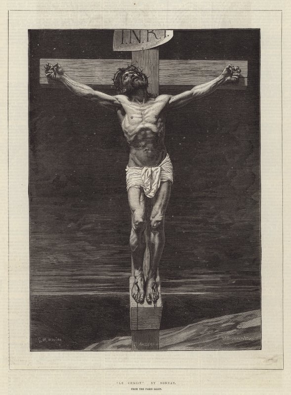Le Christ, z pařížského salonu od Leon Joseph Florentin Bonnat