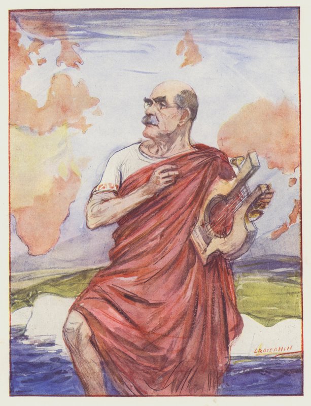 Zpěvák Říše od Leonard Raven Hill