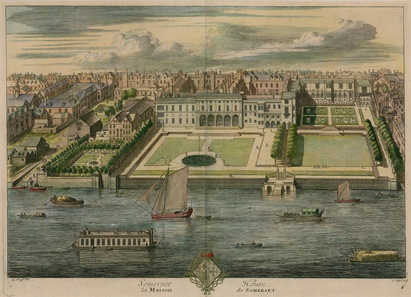 Somerset House, Londýn od Leonard Knyff