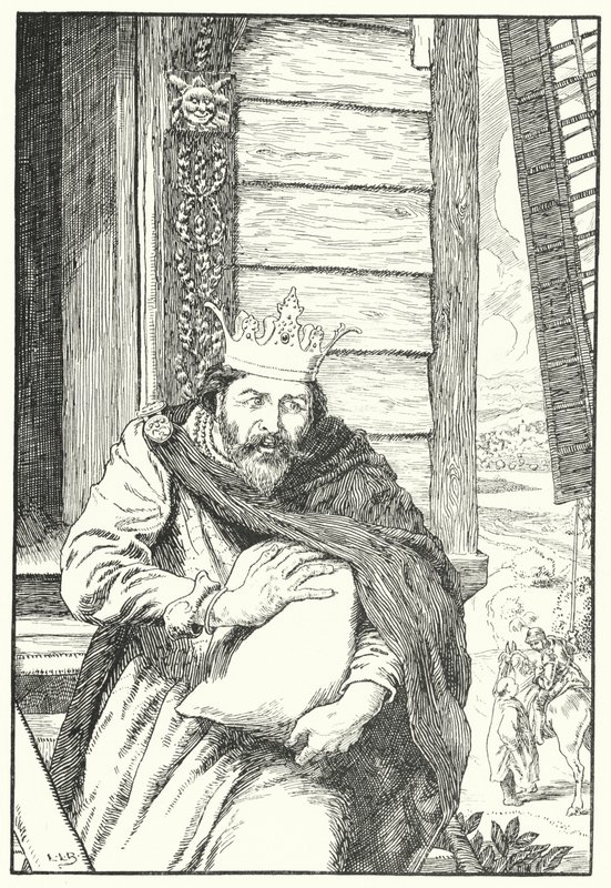 Ukradl tři pecky ječmenné moučky (rytina) od Leonard Leslie Brooke