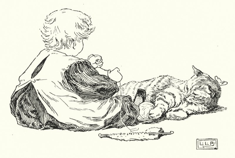 Miluji malou kočičku, její kabátek je tak teplý (rytí) od Leonard Leslie Brooke