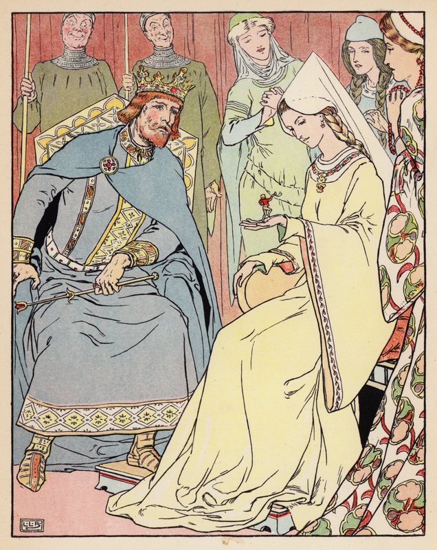 Ilustrace k filmu Tom Thumb (barevná litografie) od Leonard Leslie Brooke