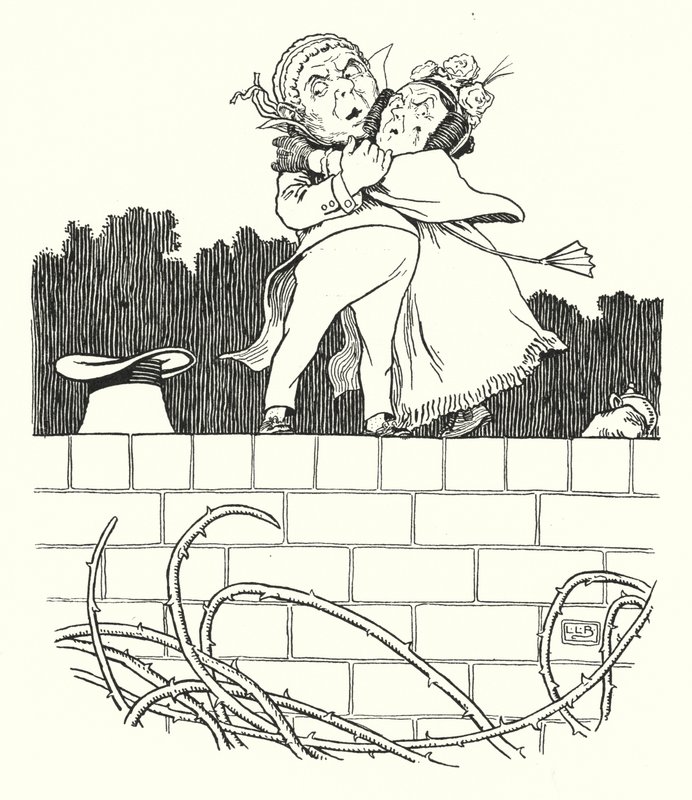 Pan a paní Discobbolos (litho) od Leonard Leslie Brooke