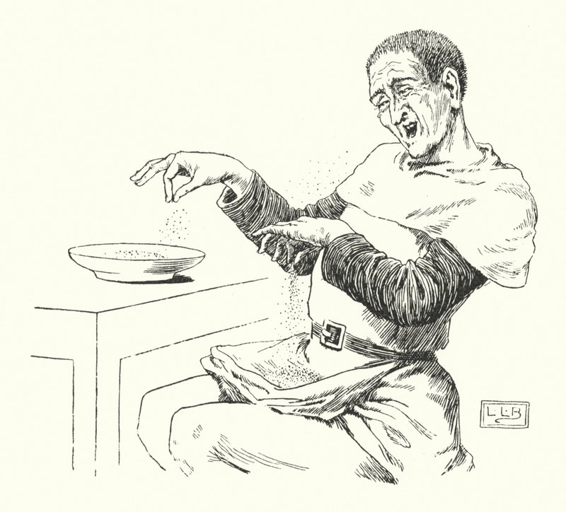 Peter Piper si vybral pecku nakládané papriky (rytina) od Leonard Leslie Brooke