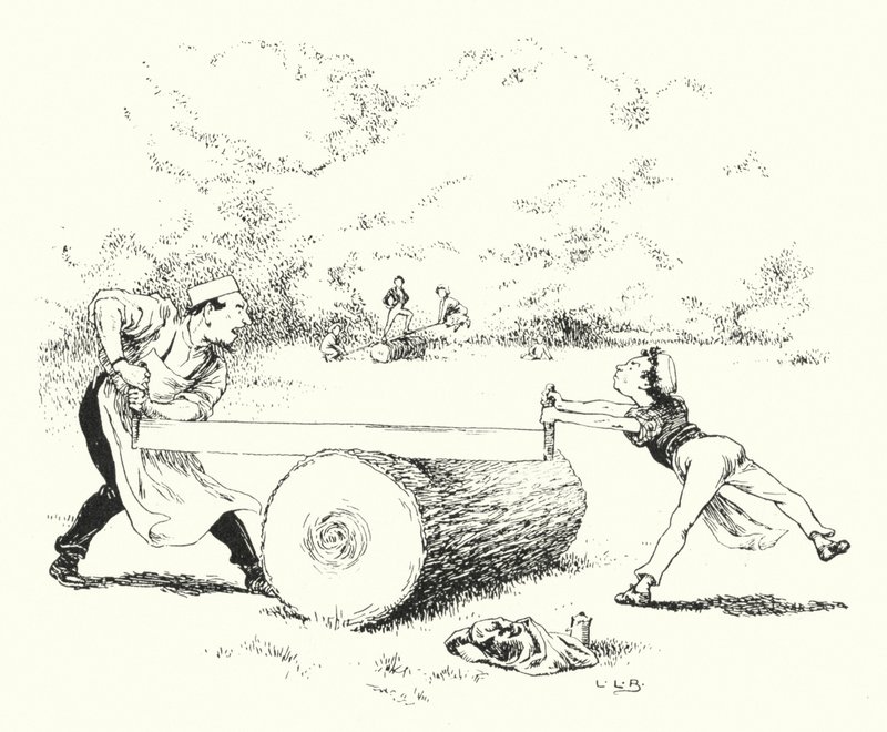 Vidět, vidět, Margery Daw (rytina) od Leonard Leslie Brooke