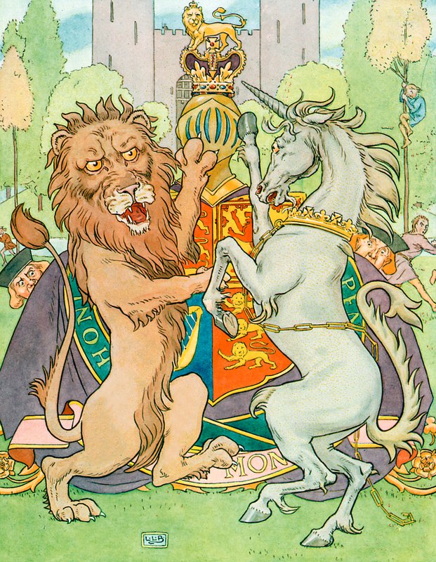 Lev a jednorožec od Leonard Leslie Brooke