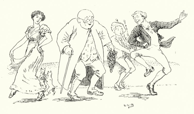 Tom byl syn dudáku (rytina) od Leonard Leslie Brooke