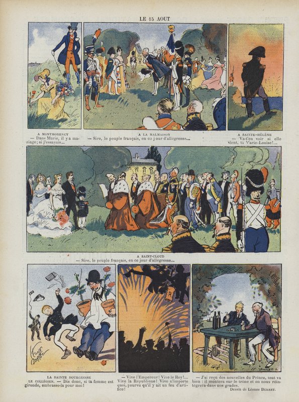 15. srpna. Ilustrace pro Le Rire od Leonce Burret