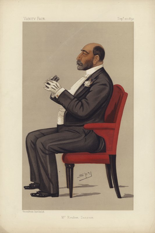 Pan Reuben Sassoon (barevné lito) od Leslie Matthew Ward
