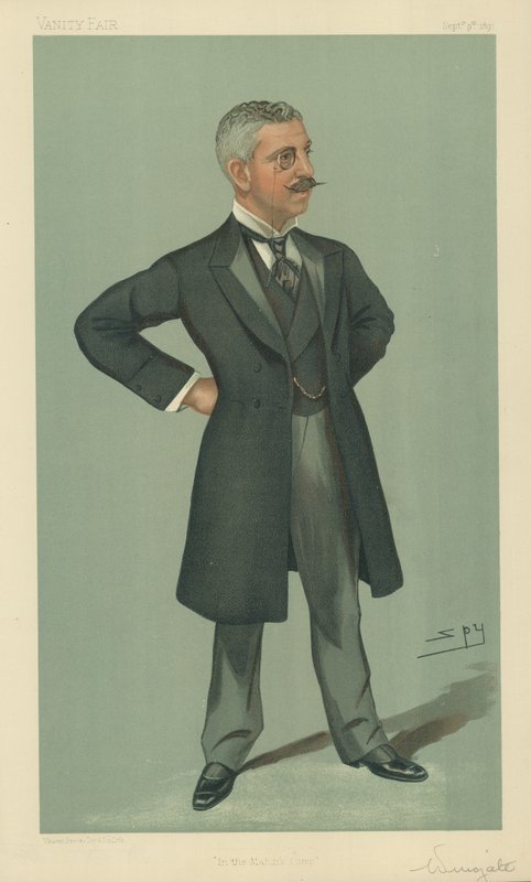 Plukovník Francis Reginald Wingate, V táboře Madhi, 9. září 1897, karikatura Vanity Fair od Leslie Matthew Ward