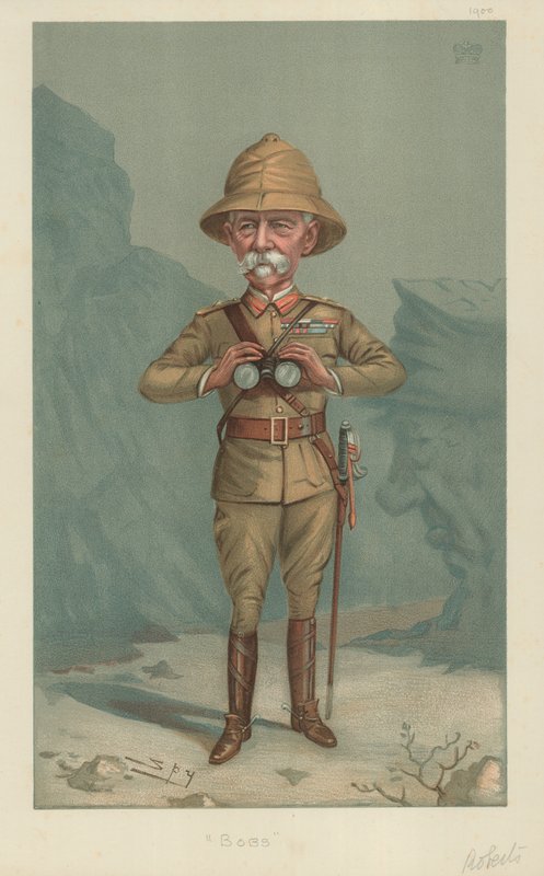 Polní maršál Lord Roberts, Bobs, 21. června 1900, karikatura Vanity Fair od Leslie Matthew Ward