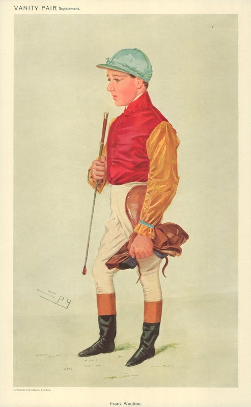 Frank Wooton, 8. září 1909, karikatura Vanity Fair od Leslie Matthew Ward