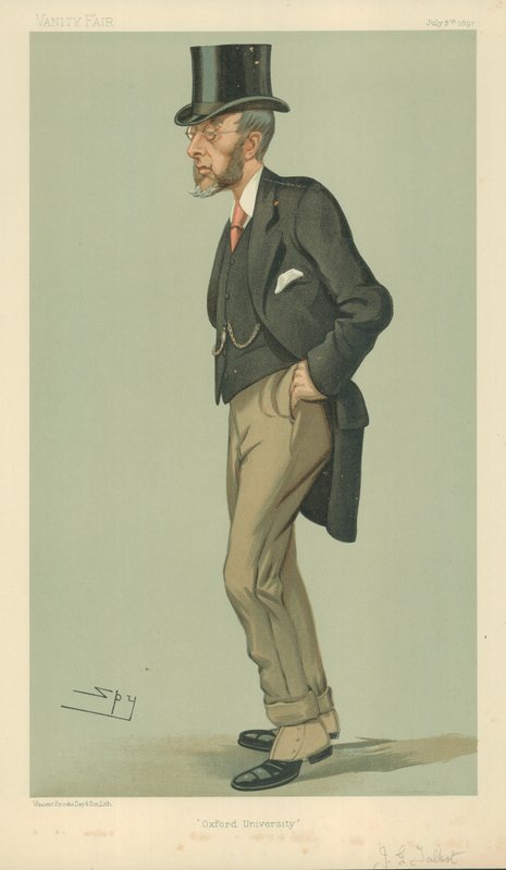 John Gilbert Talbot, Oxfordská univerzita, 8. července 1897, karikatura Vanity Fair od Leslie Matthew Ward