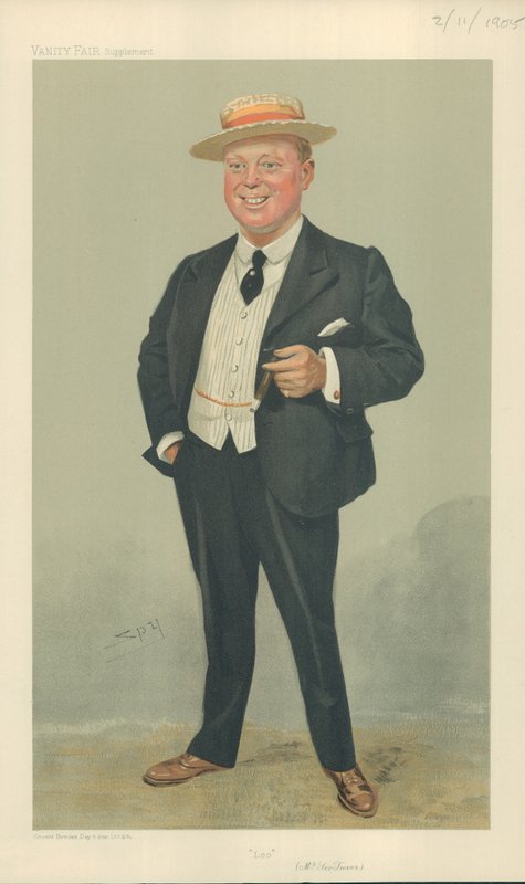 Leo Trevor, Leo, 2. listopadu 1905, karikatura Vanity Fair od Leslie Matthew Ward