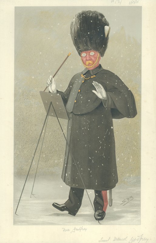 Poručík a kapelník Daniel Godfrey od Leslie Matthew Ward