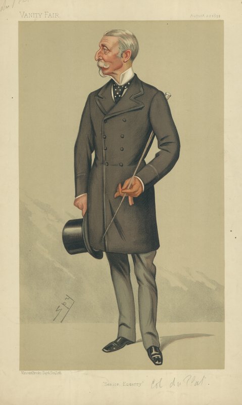 Generálmajor Charles Taylor Du Plat od Leslie Matthew Ward