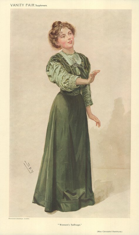 Slečna Christabel Pankhurst od Leslie Matthew Ward