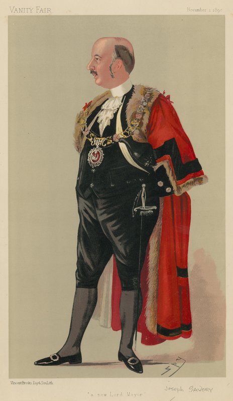 Pan konšel Joseph Savory od Leslie Matthew Ward