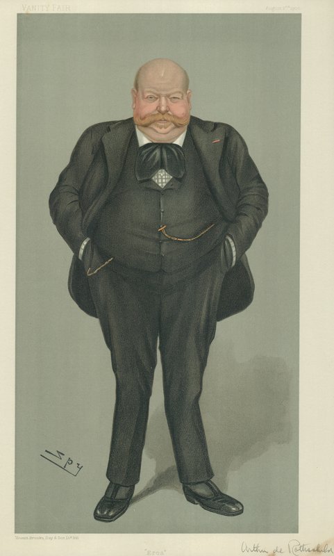 Pan Arthur de Rothschild od Leslie Matthew Ward