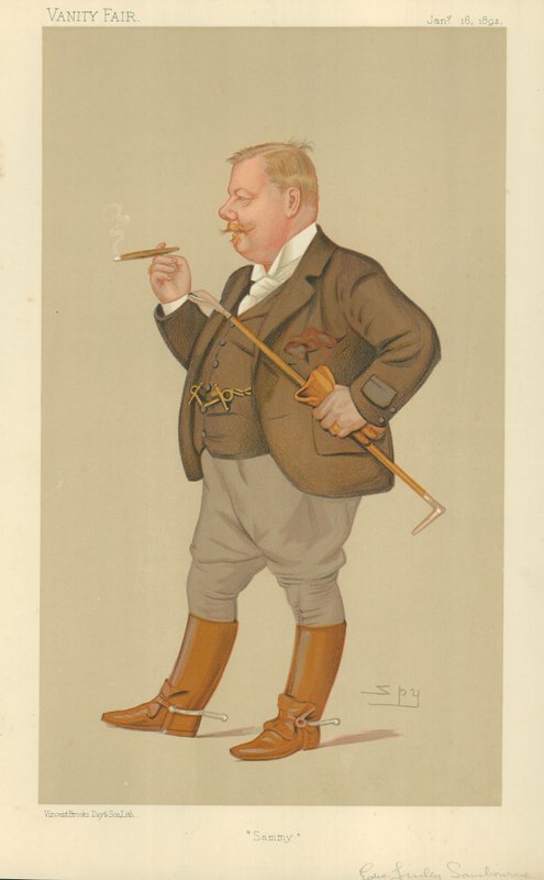 Pan Edward Linley Sambourne, Sammy, 16. ledna 1892, karikatura Vanity Fair od Leslie Matthew Ward