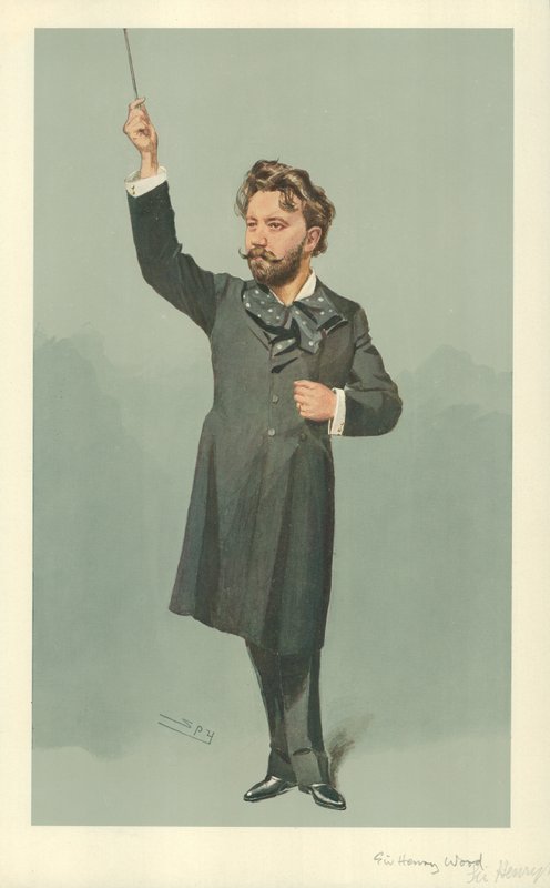 Pan Henry J Wood, 17. dubna 1907, karikatura Vanity Fair od Leslie Matthew Ward