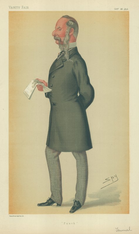 Pan John Tenniel, Punch, 26. října 1878, karikatura Vanity Fair od Leslie Matthew Ward