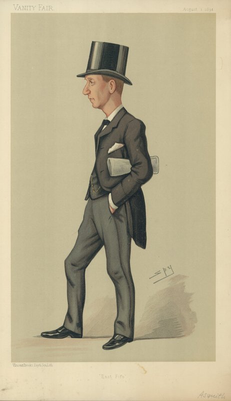 Pan Pravý Honza Herbert Henry Asquith od Leslie Matthew Ward