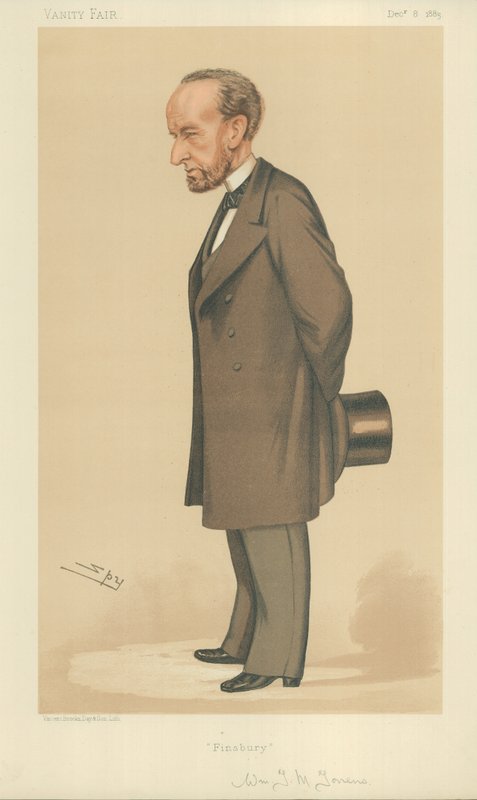 Pan William McCullagh Torrens, Finsbury, 8. prosince 1883, karikatura Vanity Fair od Leslie Matthew Ward