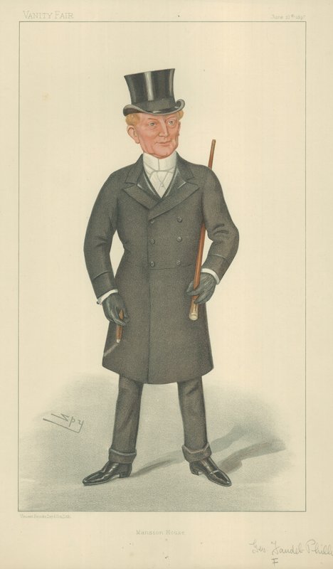 Sir F Phillips, starosta Londýna od Leslie Matthew Ward