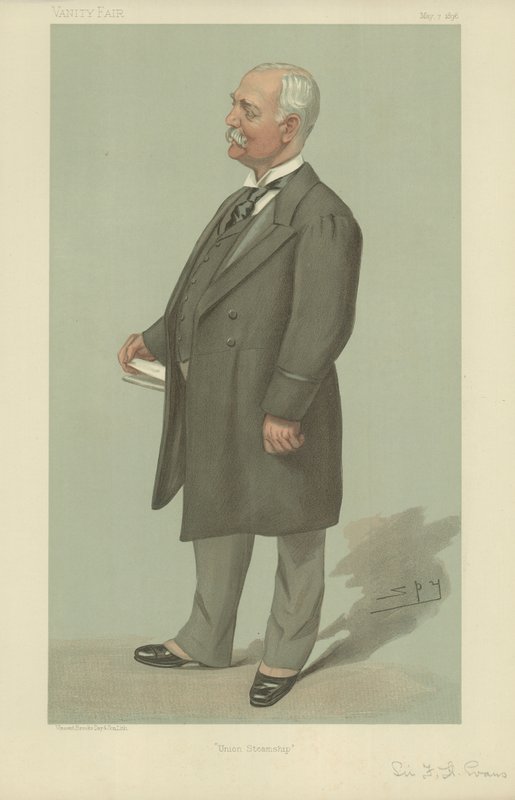 Sir Francis Henry Evans od Leslie Matthew Ward