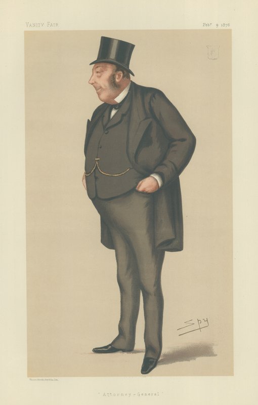 Sir John Holker od Leslie Matthew Ward