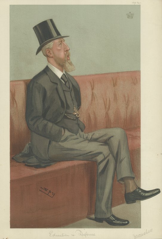Vévoda z Devonshire (barevné lito) od Leslie Matthew Ward