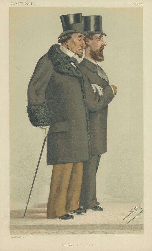 Hrabě z Beaconsfieldu a pan Montagu William Lowry Corry od Leslie Matthew Ward