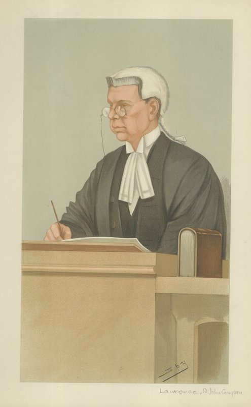Ctihodný sir John Compton Lawrence od Leslie Matthew Ward