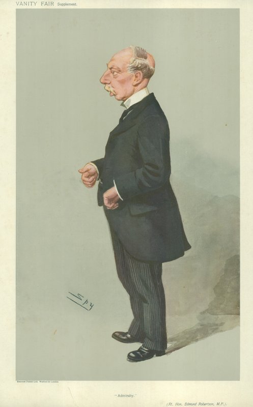 Správný čest Edmund Robertson od Leslie Matthew Ward