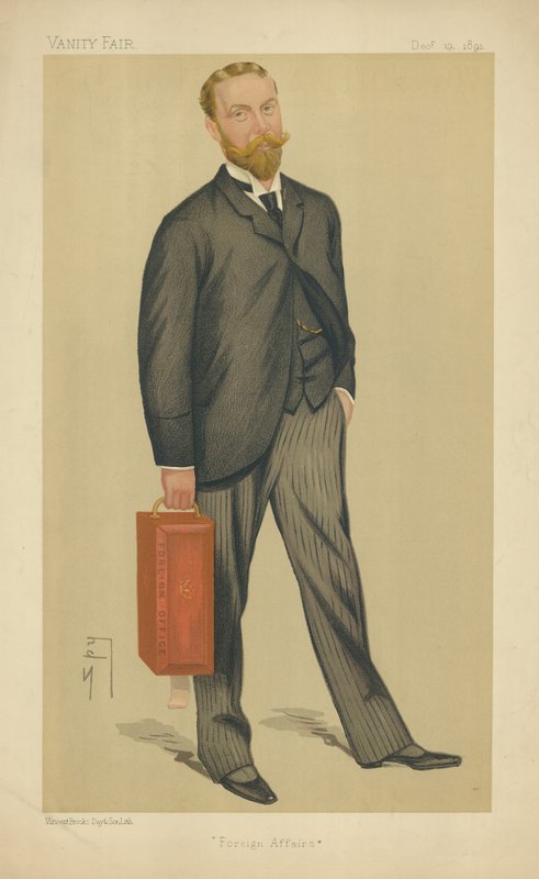 The Right Hon J W Lowther (přednášející) od Leslie Matthew Ward