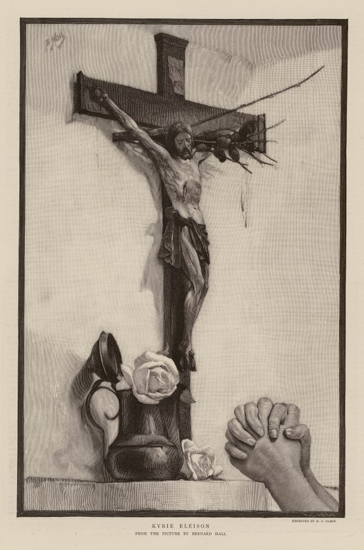 Kyrie eleison (rytina) od Lindsay Bernard Hall