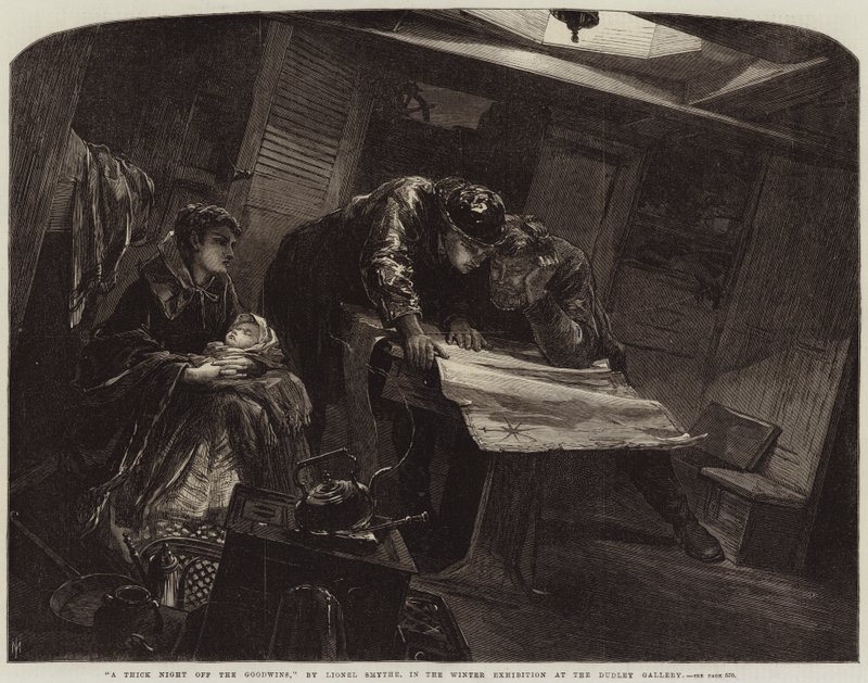 Tlustá noc mimo Goodwins od Lionel Percy Smythe