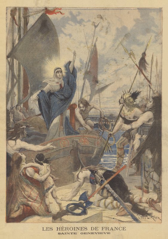 Hrdinky Francie: St Genevieve od Lionel Royer