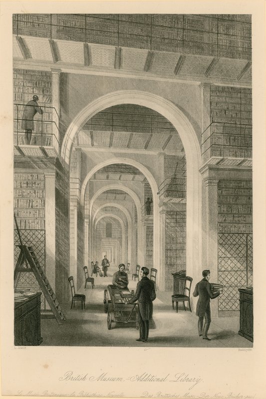 Britské muzeum, další knihovna od Llewellyn Jewitt