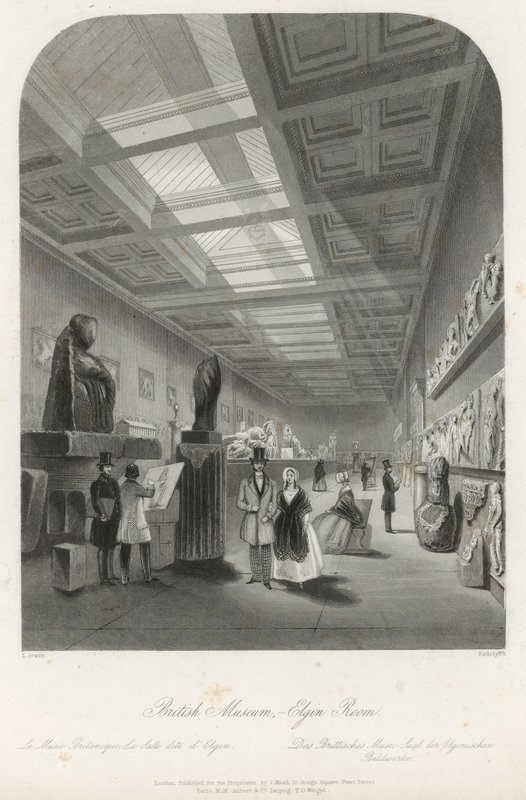 Elgin Room v Britském muzeu od Llewellyn Jewitt