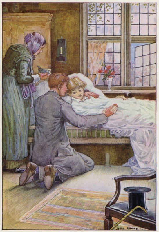 Ilustrace pro školní dny Toma Browna od Louis John Rhead