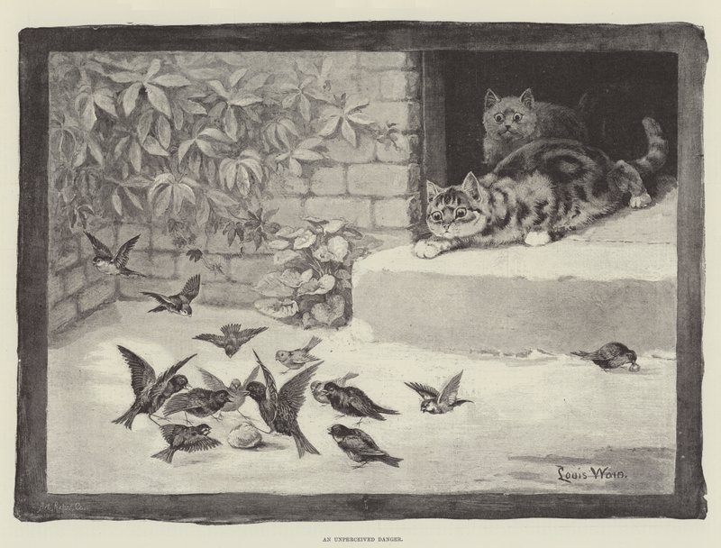 Nevnímané nebezpečí od Louis Wain