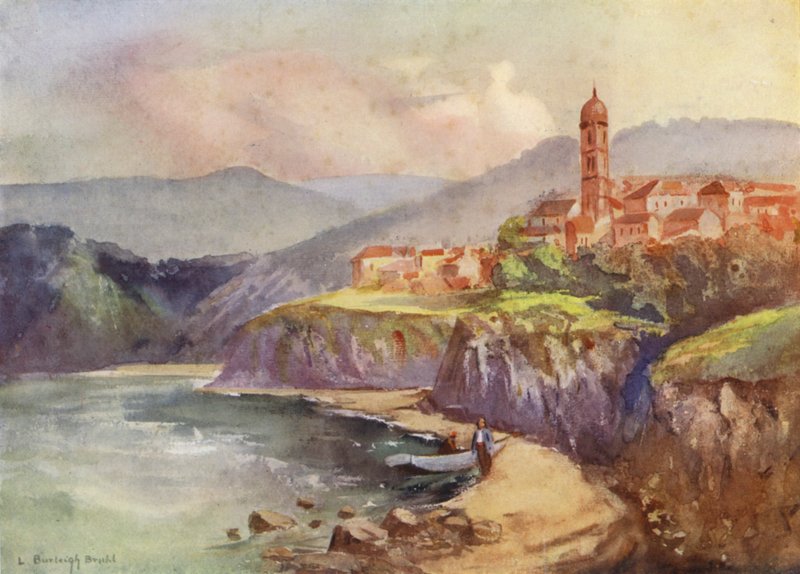 Tirnovo od řeky od Louis Burleigh Bruhl